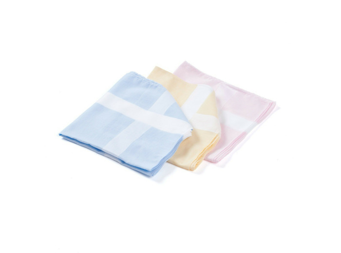 Lot de 6 Mouchoirs Lise Coton Jacquard | Tradition des Vosges