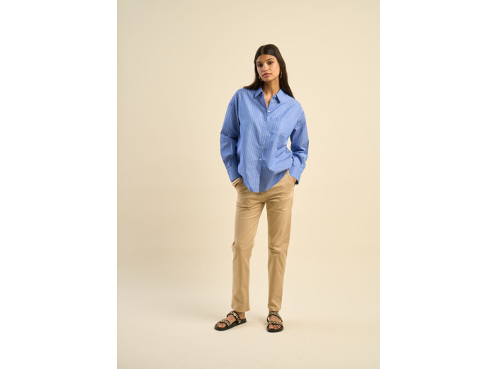 Pantalon chino taille basse