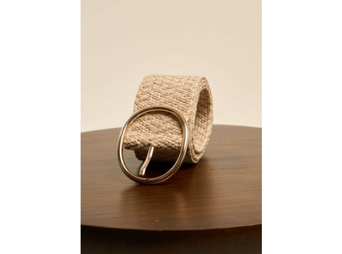 Ceinture en raffia