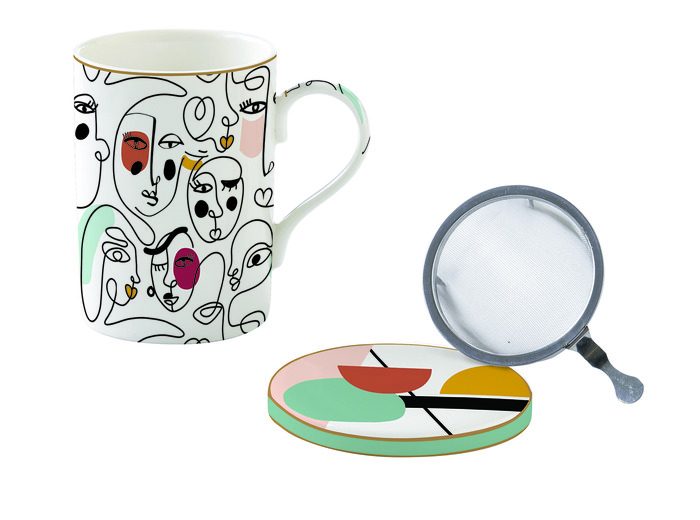 MODERNISM Coffret Tisanière + filtre