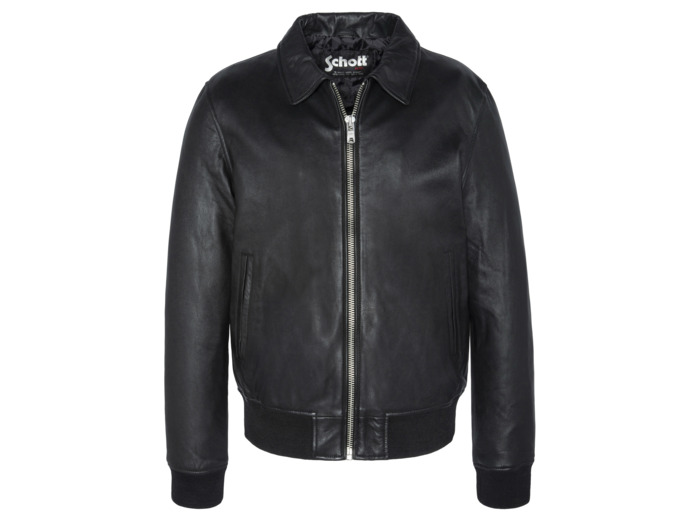 Blouson casual, cuir d'agneau