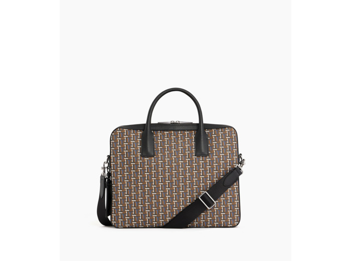 Porte document slim 15" Emile en toile monogramme