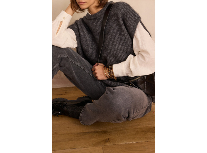Pull chauve-souris BOHEME en mohair
