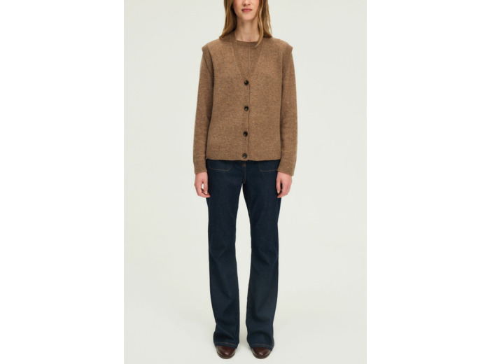 Gilet sans manche en laine - ELEONORA