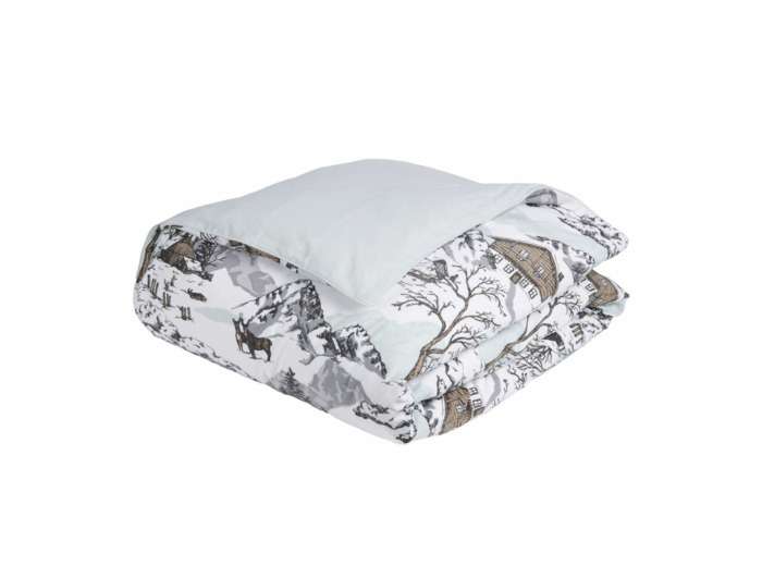 Housse de couette Montagne | Flanelle | Tradition des Vosges