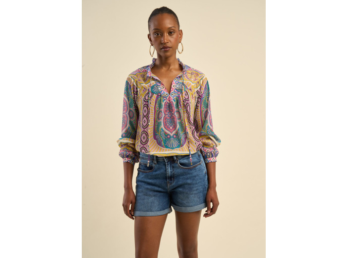 Blouse imprimé foulard
