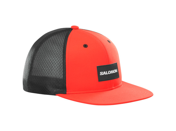 Trucker Flat Cap Cherry Tomato