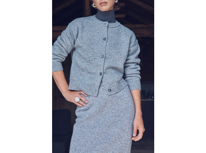 Cardigan en 100% laine BAWER