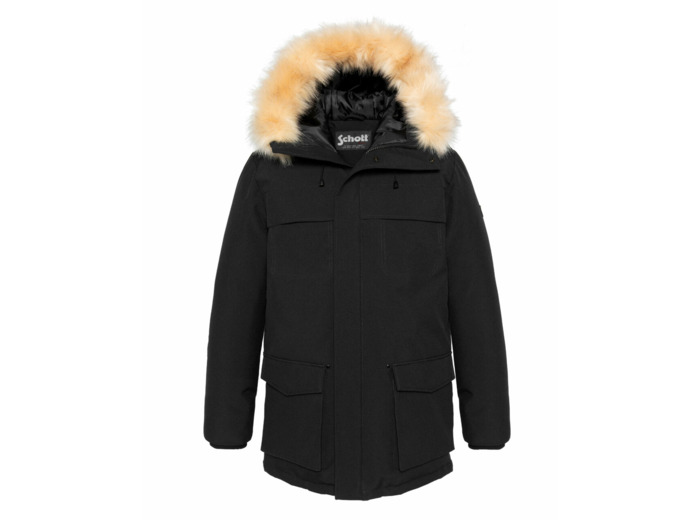 Parka à capuche à fausse fourrure amovible GARFIELD SCHOTT