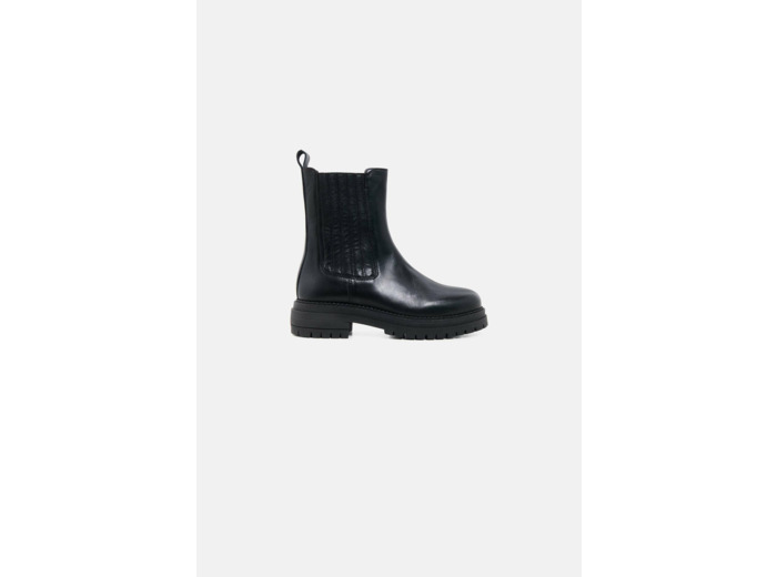 Bottines acatrina en cuir naturel