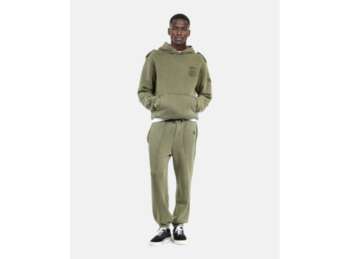 Sweat a capuche avec accessoires kaki