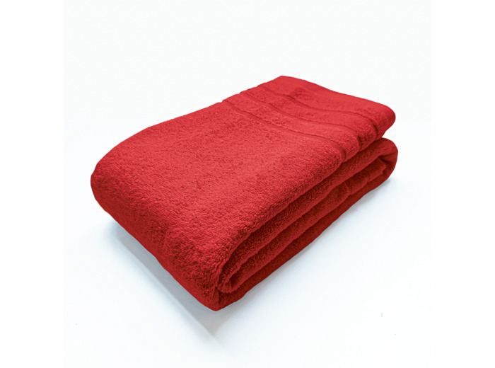 Drap de bain DODO MINERAL - Coloris ROUGE