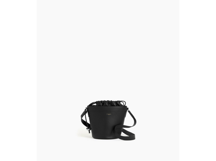 Petit sac seau Gisèle en cuir grainé