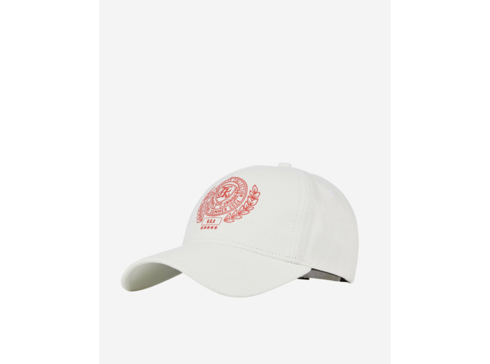 Casquette blanche avec blason white