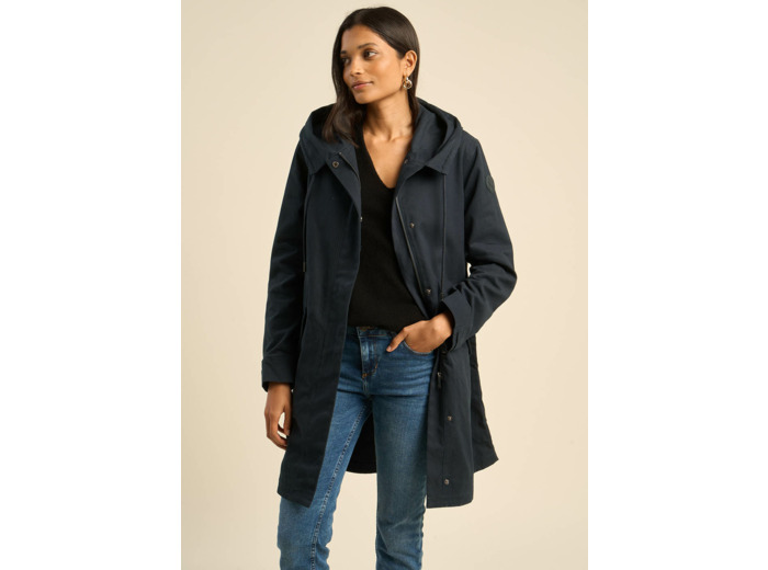 Parka longue à capuche