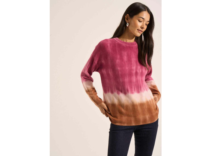 Pull col rond tie and dye