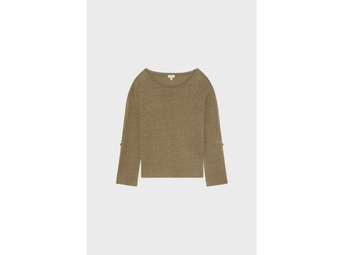 T-shirt à manches longues en lin - GILDA