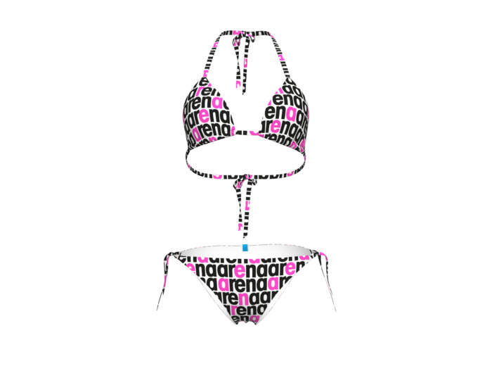 Maillot de bain 2 pièces triangle arena Logotype pour femmes