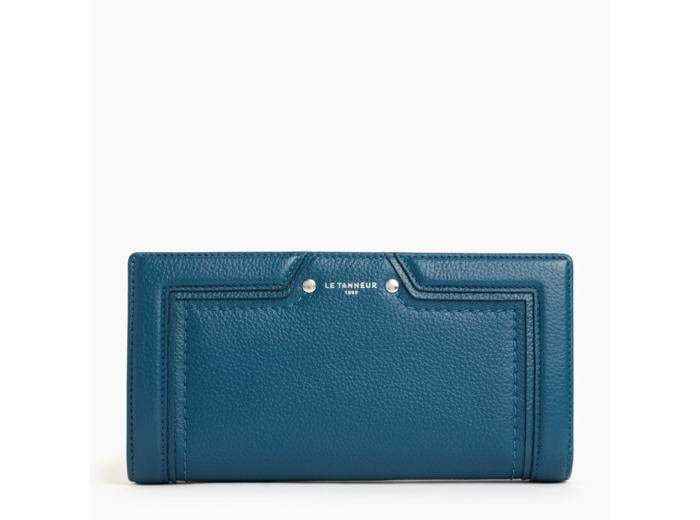 Grand portefeuille Ella en cuir grainé