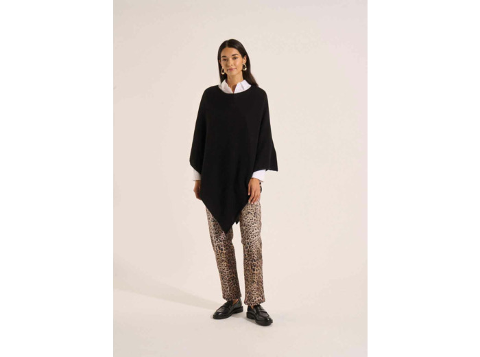Poncho ample en cachemire