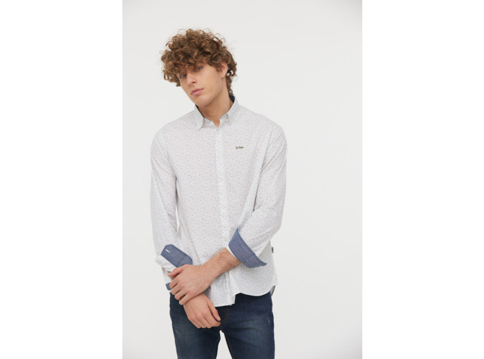 Chemise allover poches poitrine