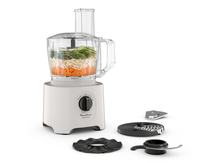 Robot multifonction Easy Force, 800 W, 15 fonctions, 4 accessoires, Blanc