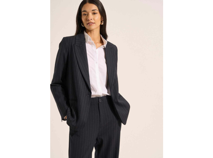Veste tailleur rayée