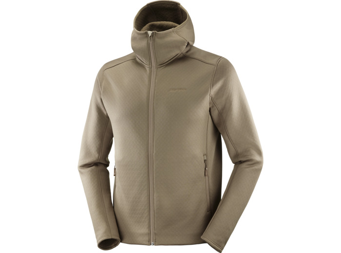 Sntial Midfleece Fz Hd  Shitake