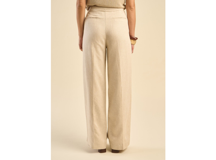 Pantalon de costume contenant du lin