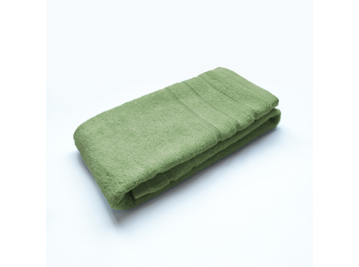 Serviette de toilette DODO MINERAL - Coloris VERT ANIS