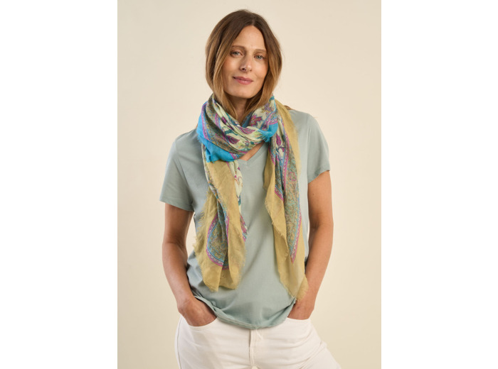 Foulard imprimé floral