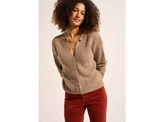 Gilet maille scintillante