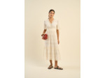 Robe longue en dentelle