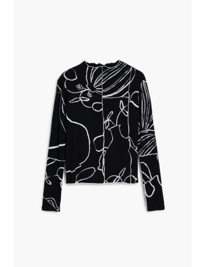 T-Shirt À Manches Longues En Maille – Femme