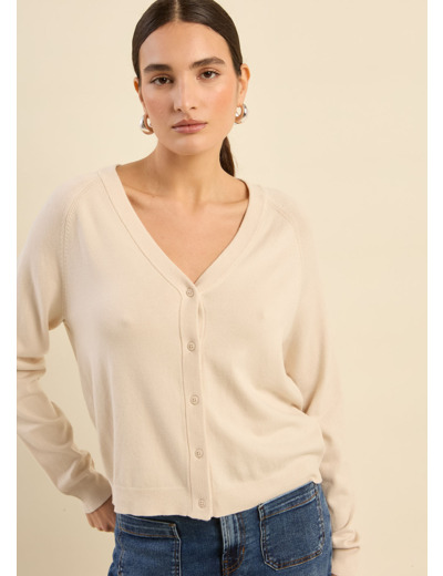 Gilet ajusté col V