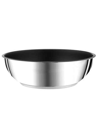 Poêle wok 26cm, Ingenio Préférence,  manche amovible, Antiadhésif, Induction