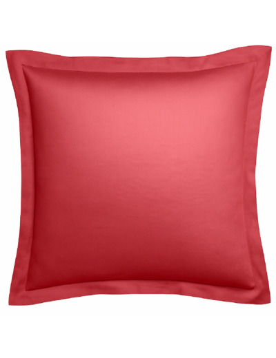 Taie d'oreiller Harmonie Satin de coton coloris Pastèque