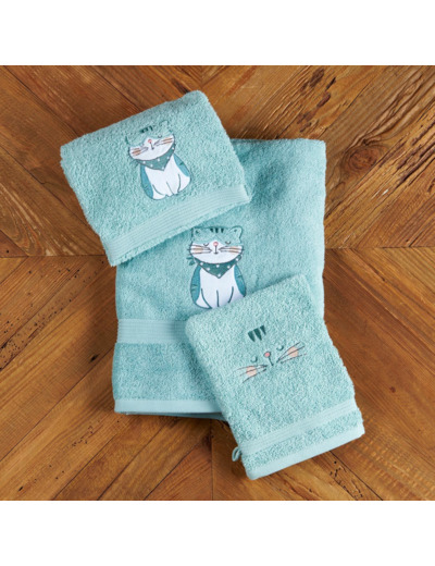Gant de toilette Les Petits Félins | Tradition des Vosges