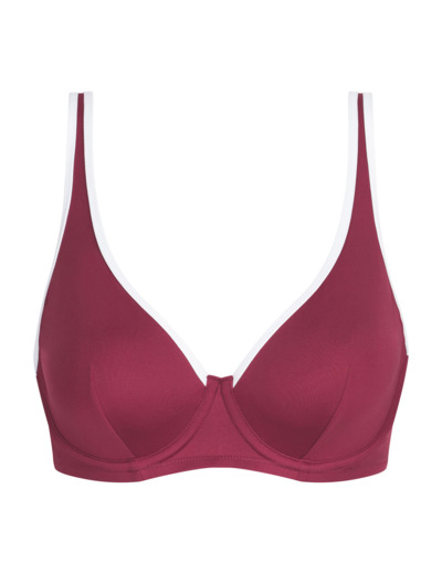 Haut de maillot de bain forme soutient-gorge avec armatures