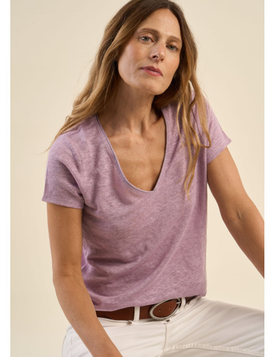Tee-shirt à col V