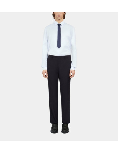 Pantalon de costume bleu marine en laine dark navy