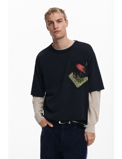 T-Shirt À Manches Courtes En Maille – Homme