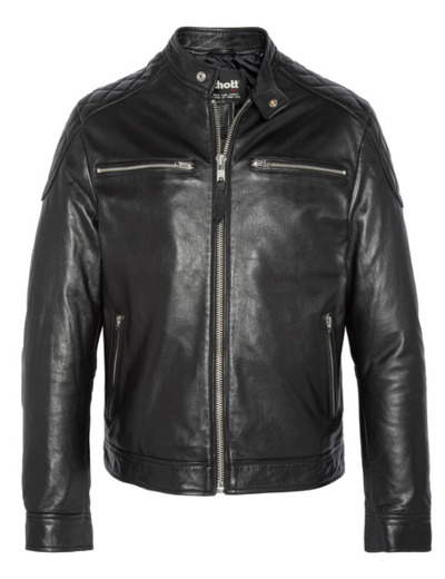 Blouson motard en cuir LCLEO SCHOTT