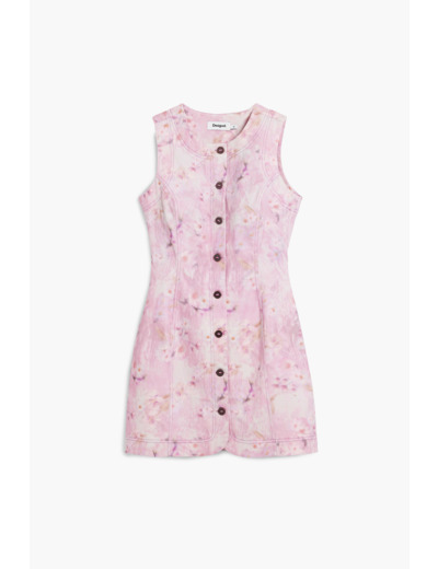 Robe Sans Manches En Tissu – Femme