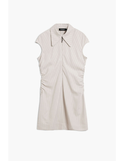 Robe Sans Manches En Tissu – Femme