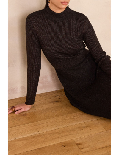 Robe en maille à paillettes RADIEUSE