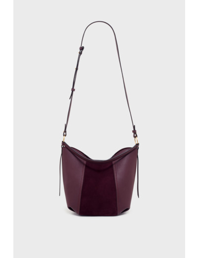 Sac seau en cuir velours - MYA