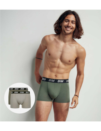 Lot de 2 boxers homme à thermorégulation active Vert Regul Activ