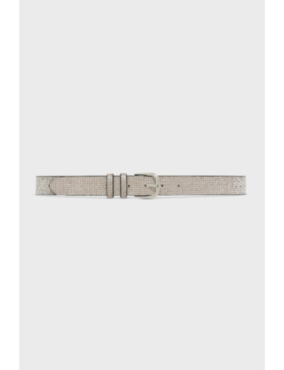 Ceinture en cuir et strass - REYNA