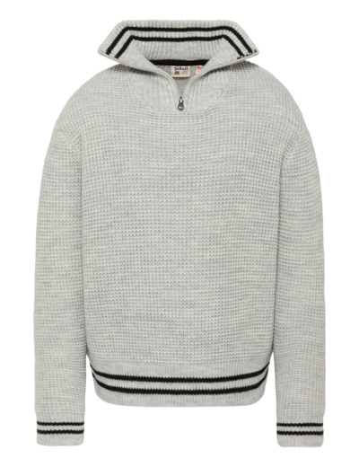 Pull camionneur en maille texturée